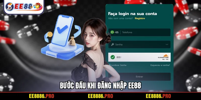 Bước đầu khi đăng nhập EE88